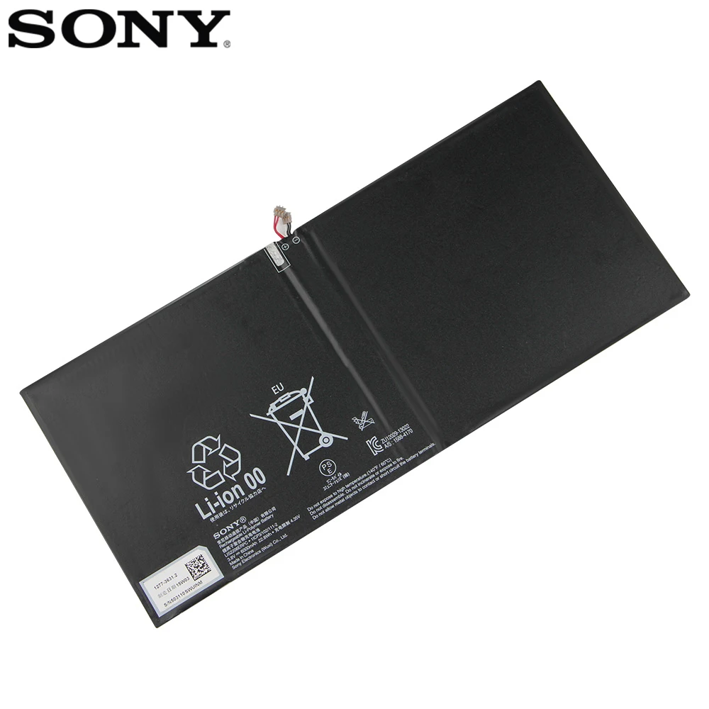 Original Sony Batteri LIS2206ERPC Til SONY Xperia Tablet Z2 SGP541CN Z3 Tablet Kompakt Z4 Tablet Ultra Tablet Z Tablet 0