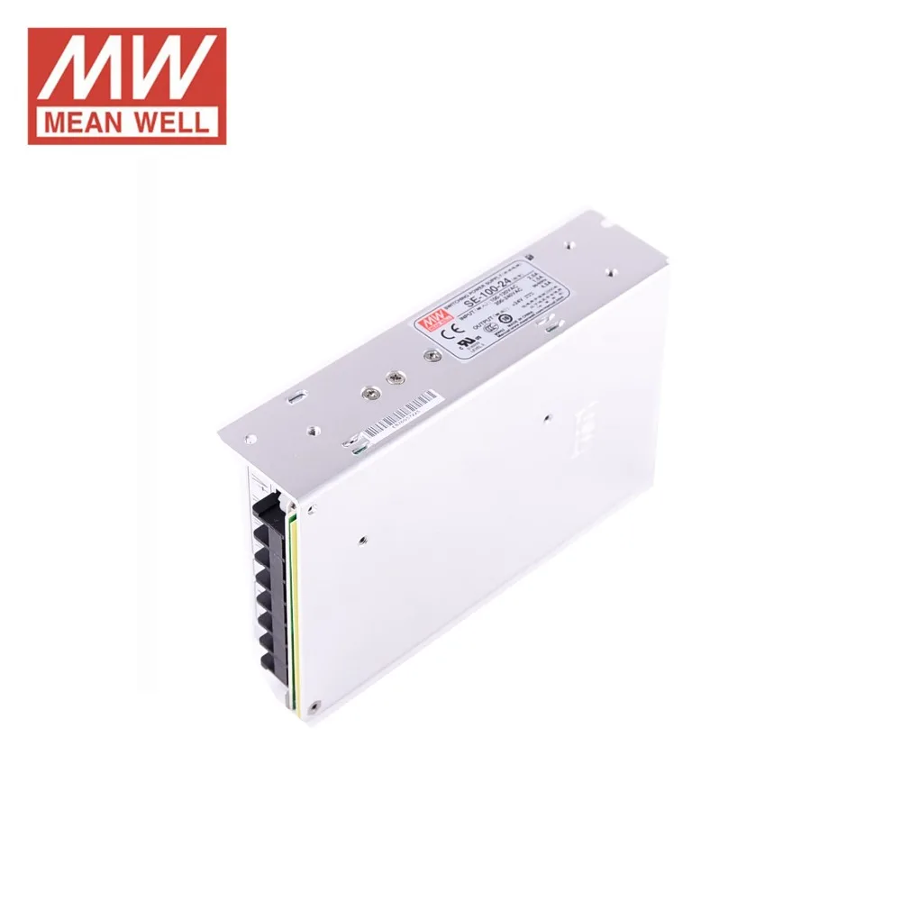 Ac dc strømforsyning 24V 4.5 EN 100W Meanwell Skifte Strømforsyning, SE-100-24 Industrielle Økonomisk medium til høj effekt 24V modeller 0