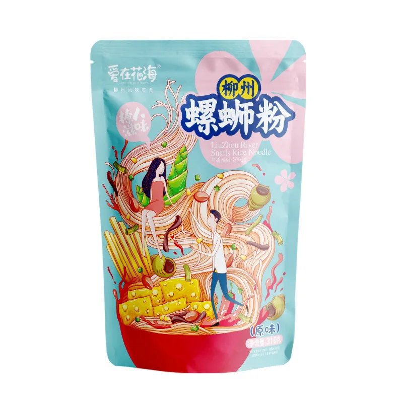 Kærlighed i blomst conch nudler 310gx3 tasker Guangxi Liuzhou skrue instant nudler ris nudler 0