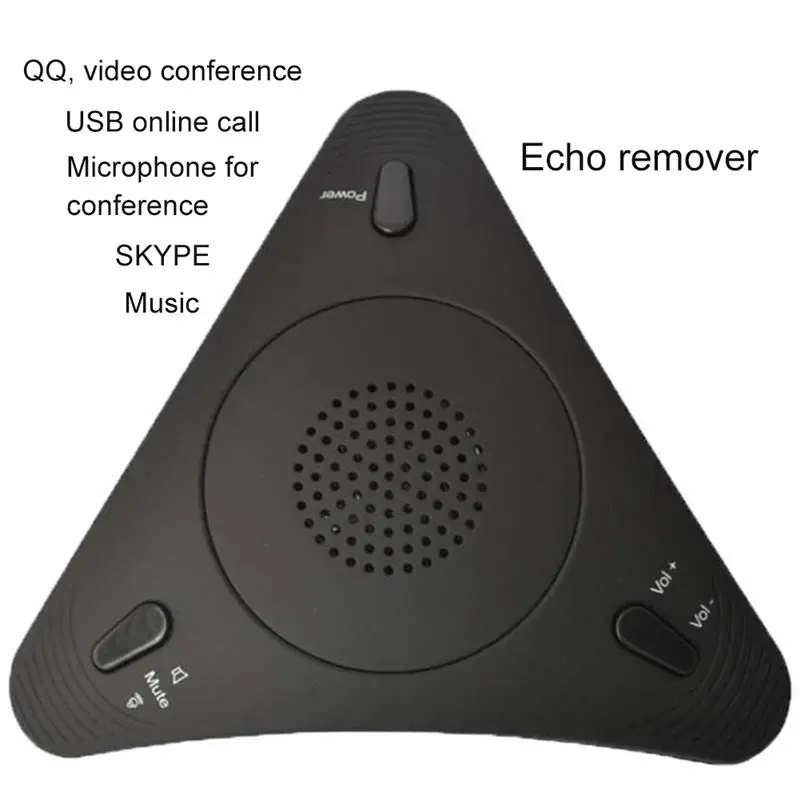 Usb Desktop-Computer Konference Retningsuafhængig Kondensator Mikrofon Mikrofon Højttaler Højttaler For Business-Video-Møde 0