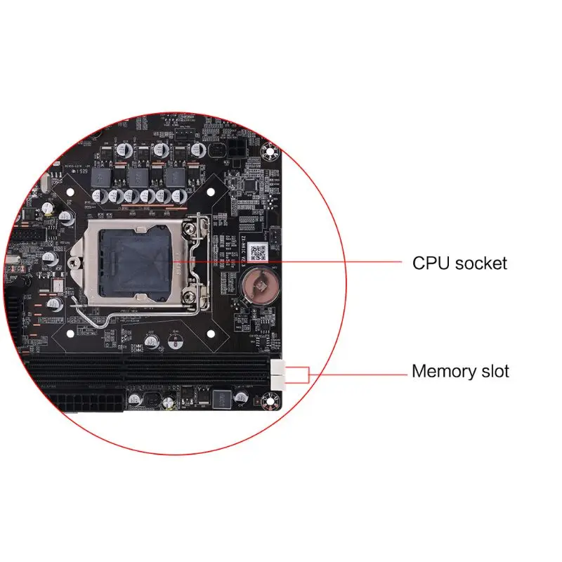 Nye P8H61-M LX3 PLUS R2.0 Desktop H61 Bundkort Socket LGA 1155 I3 I5-I7 DDR3 16G uATX UEFI BIOS-Mainboard 0