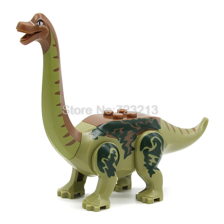 8stk/masse Jurrassic Verden Jurassic Dinosaur Figur Set Kids Animal byggesten Indstiller Model Legetøj for Børn 0