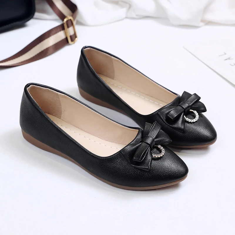 2020 Ny notering Kvinder Lejligheder Spids Tå Slip på Flade Sko-Kvinde Loafers Lejligheder Oxford Sko Damer Shoes Mujer W38-10 0