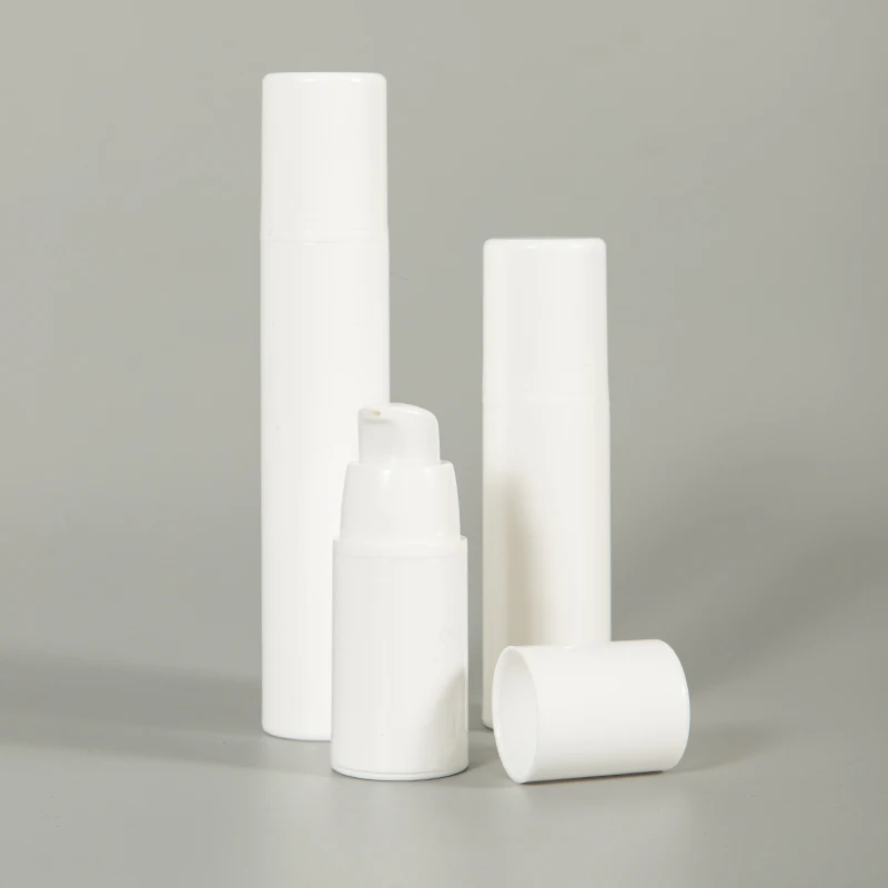 30 ML hvid airless vakuum pumpe lotion flaske med hvid kasket, der anvendes til Kosmetiske Pakke 0