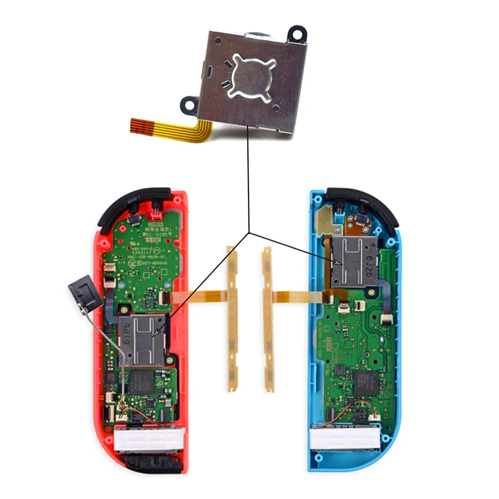 3D-Analog Gamepad Thumb Stick til Nintend Skifte NS Joystic Sensor Modul Reparation Værktøj til JoyCon Udskiftning Game Gear 0