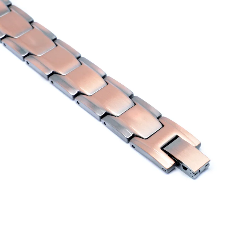 Escalus Trendy Ren Kobber Magnetiske Sundhed Power Armbånd Til Mænd Sejhed Holdbar Mænds Smykker, Vintage Charme Armbånd 0