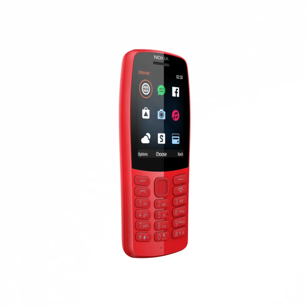 Mobiltelefoner Nokia 16OTRR01A01 Knappen telefon Mobiltelefon 210 DS TA-1139 RØD 0