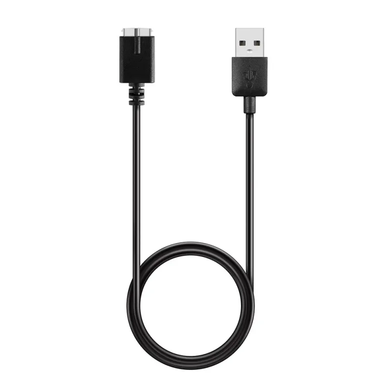 Sort 1M USB Opladning Kabel Ledning Hurtig Oplader Linje For Polar M430 GPS løbeur 0