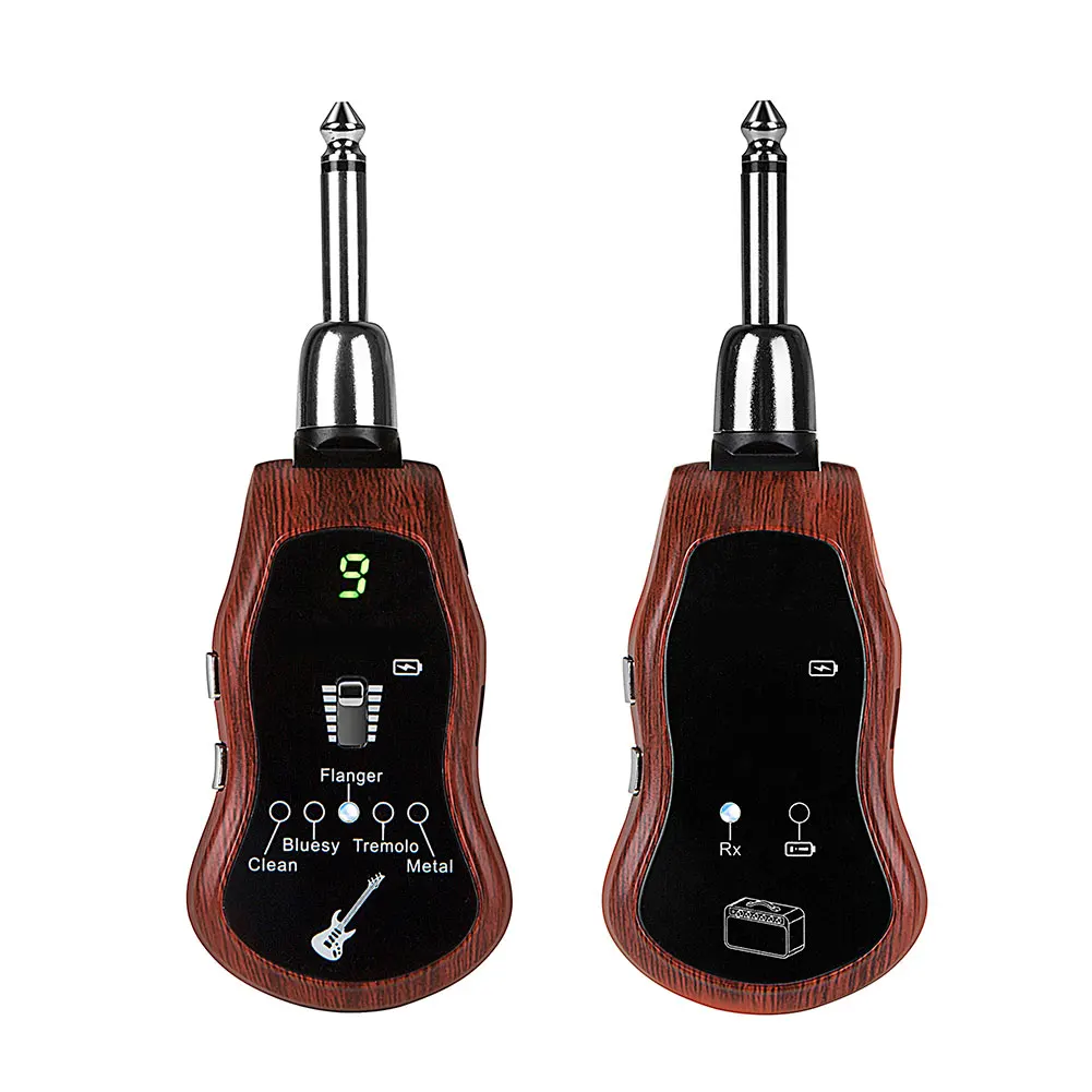 K380C Genopladelige 5 Effekter Trådløse Elektrisk Guitar-Sender-Modtager, skal du Indstille Bluetooth receiver Guitar Tilbehør 0