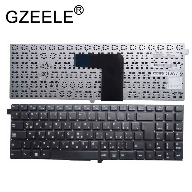 GZEELE NYE russiske Tastatur for DNS 0801052 0801232 0801233 NH5KB11 for DEXP Aquilon O140 MP-12C98SU-F51W RU laptop tastatur 0