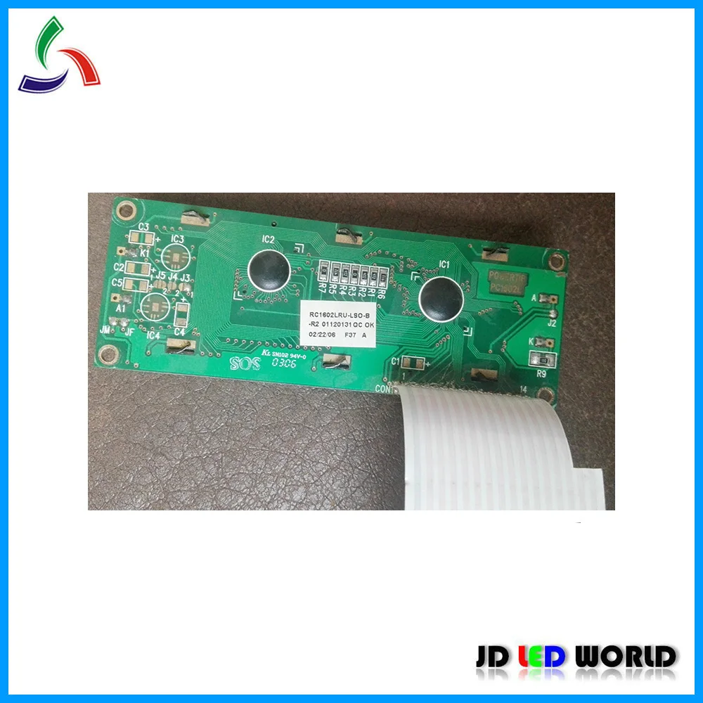 Udskiftning af LCD-for Powertip PC1602L 0