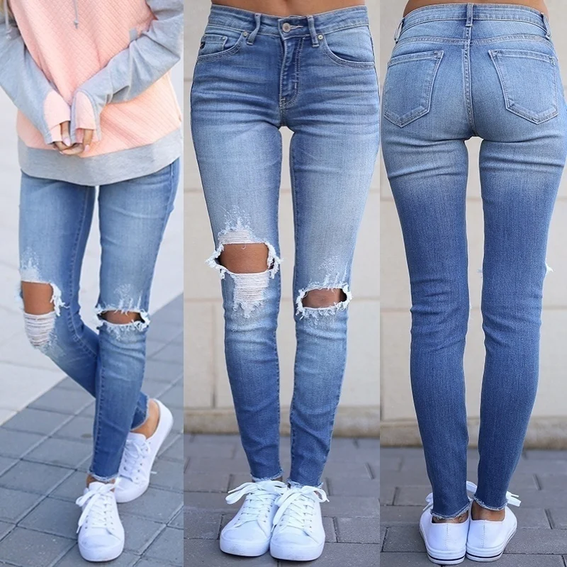 Plus Størrelse Jeans Med Høj Talje, Stretch Kæreste Ny Kvinde Mødre Jeans Kvinder Denim Blyant Elastisk Blue Jean Tynde Bukser Bukser 0