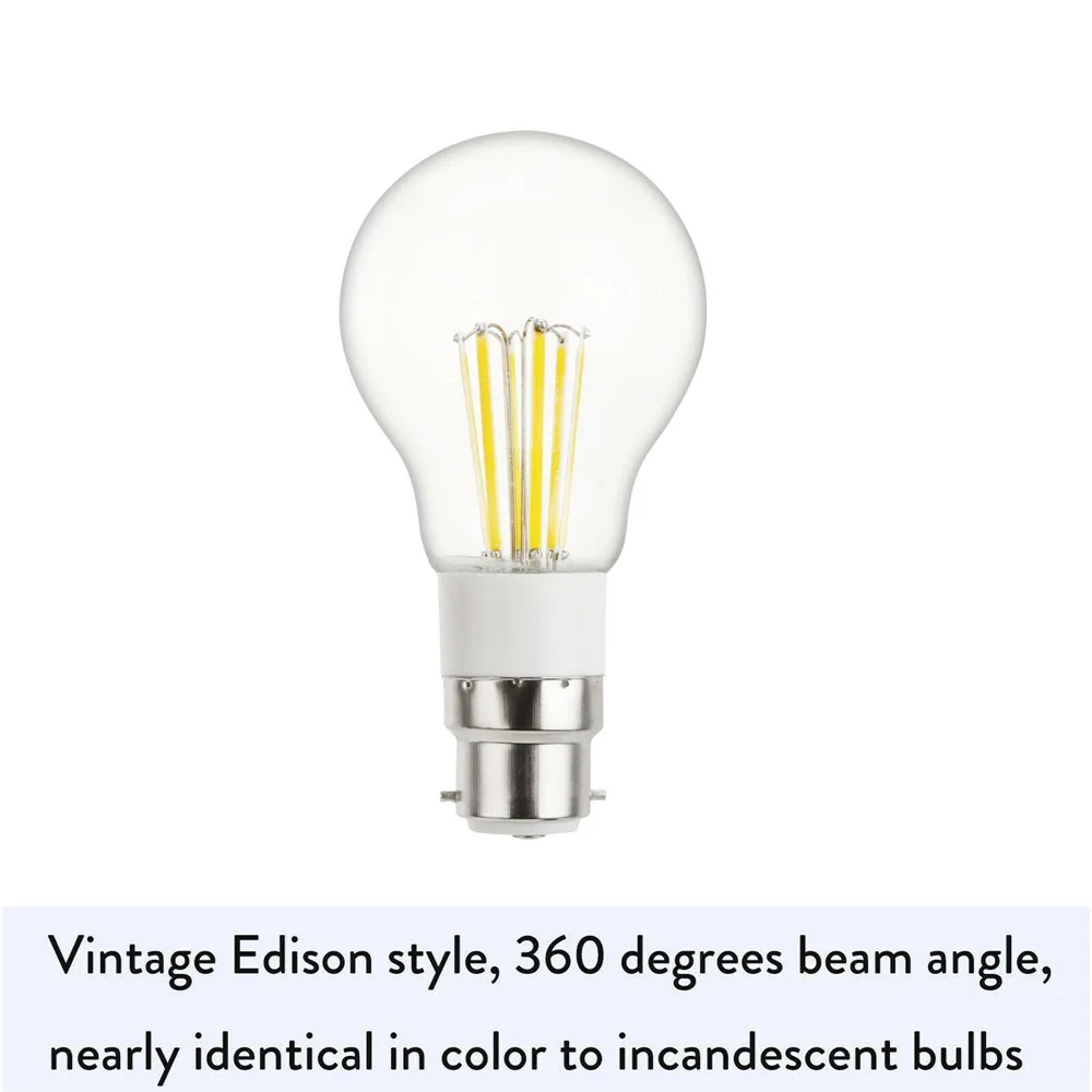 10X Vintage Edison LED Pære Retro A55 E27 3W 4W 6W Hjem Dekoration Lys B22 Bajonet Lampe Erstatte 110V 220V DC 12V 0