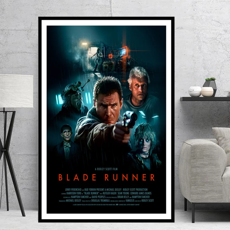 Hot Blade Runner 2049 Vintage Film Gave Moderne Plakat Print Maleri Lærred Kunst Væggen Pictures Home Decor quadro cuadros 0