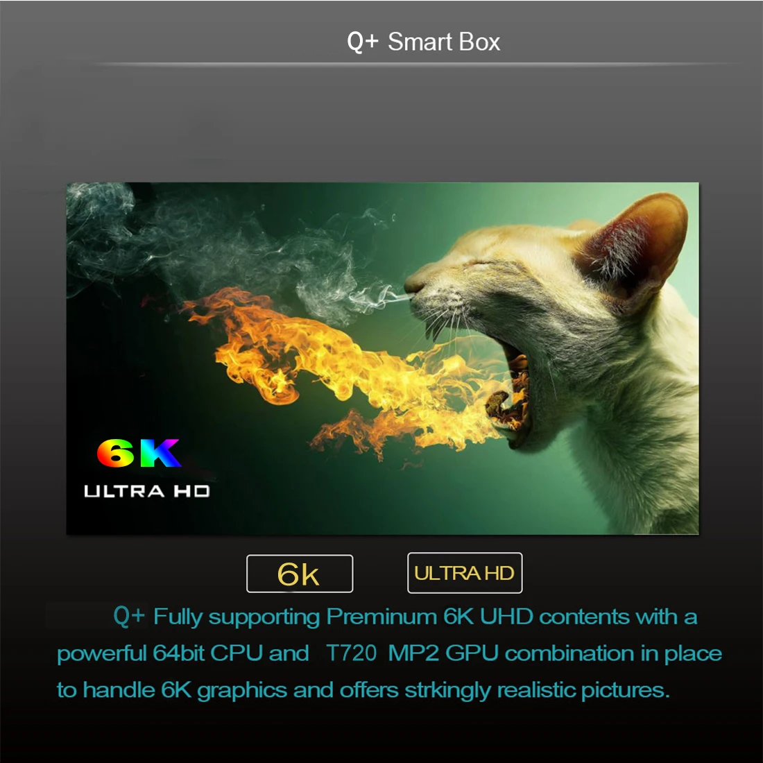 Q Plus Smart TV Boks Android-9.0-TV-Boksen 4GB RAM, 32GB/64GB ROM ' en med Quad Core H. 265 USB3.0 2,4 G WiFi Set-Top-Boks 4K TVBOX Media Player 0