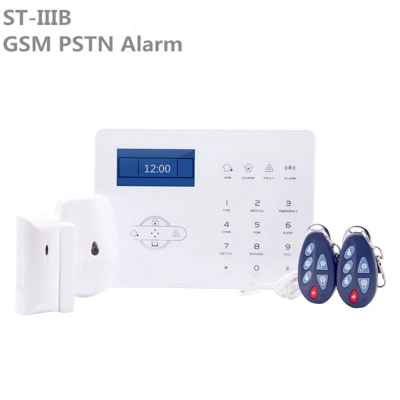 Kampagne Pris ST-IIIB GSM Trådløs Sikkerhed i Hjemmet Alarmer Touch screen PSTN Indbruds Alarm System Med ST-App control Panel 0