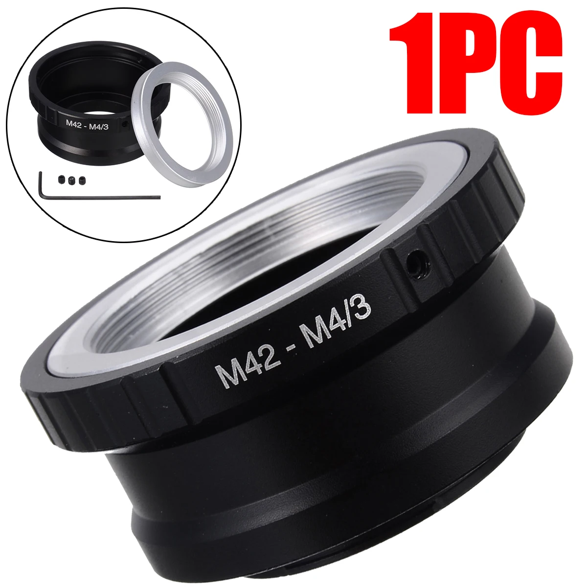 Mount-Kamera Tilbehør Adapter Ring M42 Linse Til Et Micro 4/3 M4/3 MFT til Olympus Pen til Panasonic Lumix G 0