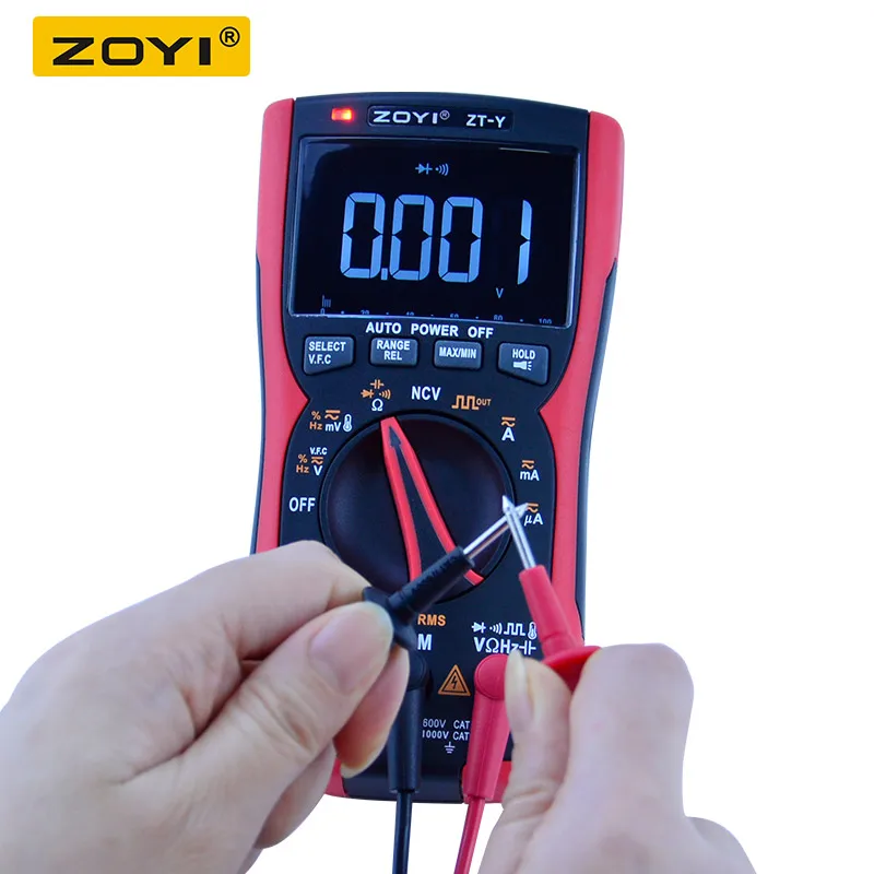 ZOYI ZT-Y Digital Multimeter med Høj præcision Auto Range NCV Multimetro VFC Micro Aktuelle Spænding Tester LCR Tester thermodetector 0
