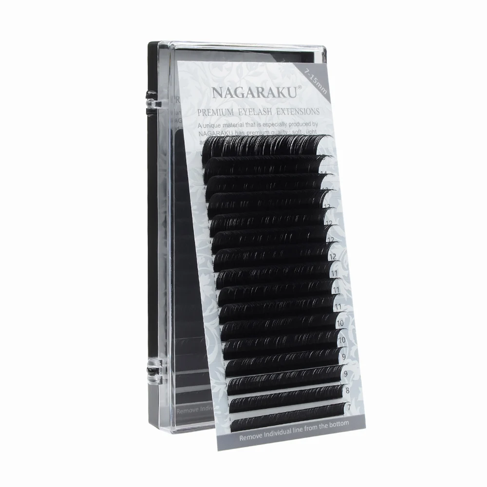NAGARAKU Mink Øjenvipper for Makeup Vipper 5 Tilfælde masse 7-15mm Mix Enkelte Eyelash Naturlige Bløde Høj Kvalitet Faux Cils Maquiagem 0