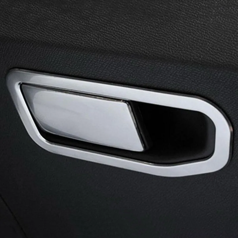 Tonlinker Interiør Handsker max Håndtere Cover sticker til Peugeot 3008/GT 2016-19 Bil Styling 2 STK Rustfrit stål Cover sticker 0