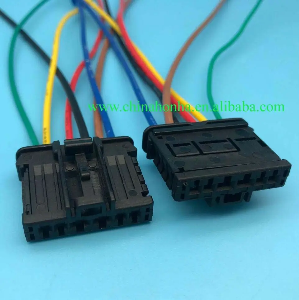 5/10/20/50/100 pc ' er 6pin 1,5 mm 2,8 mm auto elektronisk boliger plug wire harness stik 98821106X med wire eller uden ledning 0