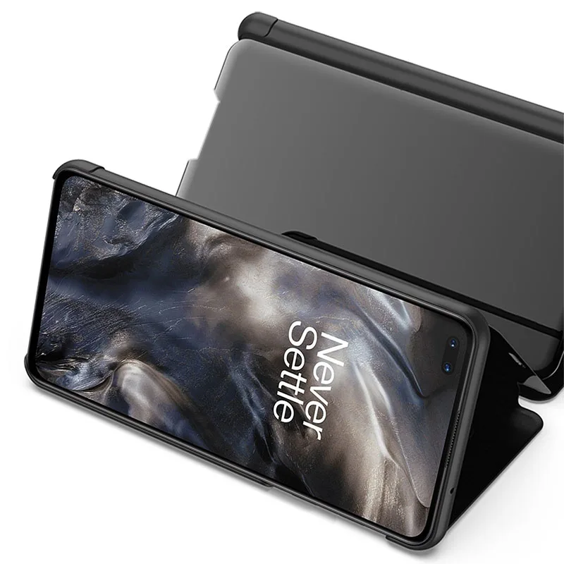 Book Style Flip Mirror Tilfældet For OnePlus Nord 5G Z 6 7T 7 Tilfælde OnePlus6 Hårdt Telefon Dækning For OnePlus 8 Pro Tilfælde af, at Et Plus 6T 0