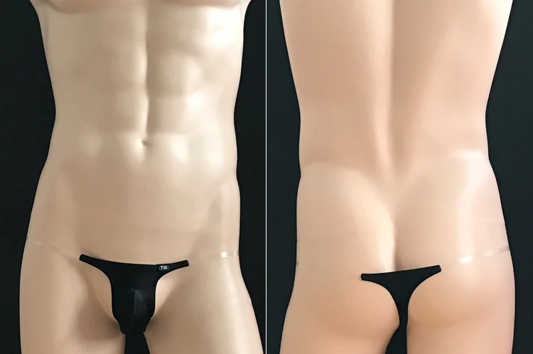 Ultra herre sexet gennemsigtig usynlige klipklapper på mænds penis pose sexet undertøj, g-strenge undertøj g-streng til mænd skridtbeskytter 0