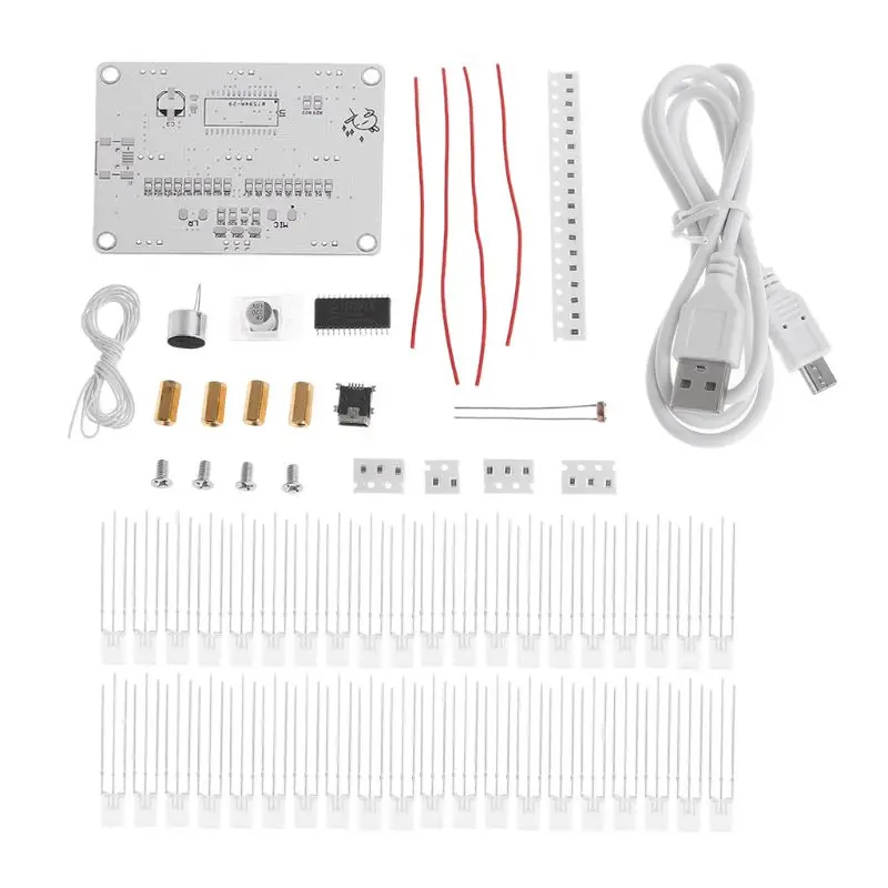 DIY Elektronisk Kit Touch Kontrol 3x3x4 Cube Flerfarvet LED Lys Terninger Diy Kits 0