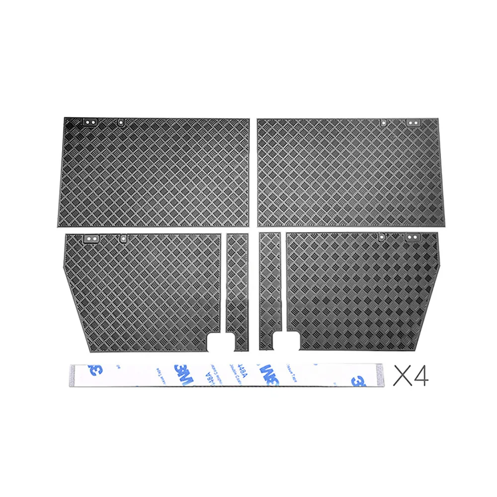 Metal Anti-skid Plate Døren Rustning Dekorative Vagt for 1/10 TRAXXAS TRX4 Defender RC Bil Dele, Tilbehør 0