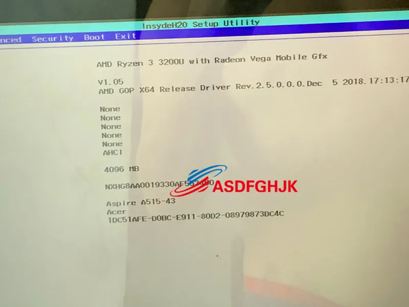 Originale Acer Aspire A515 A515-43 LAPTOP Bundkort LA-H801P NBHF911001 Fuldt ud testet 0