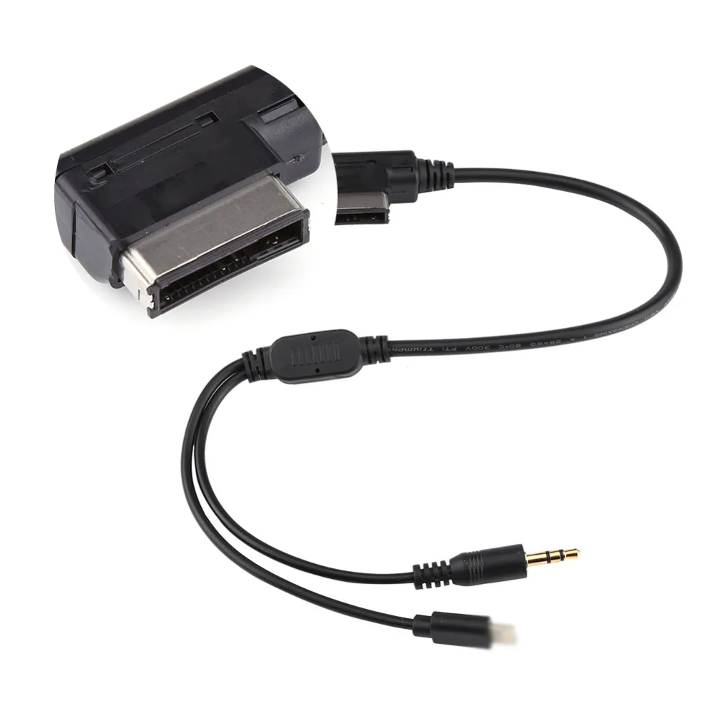Bil AMI MDI MMI 3,5 mm MP3 Aux Adapter Kabel Til iPod iPhone 5 6 For Audi A3, A8 Q5 A6L S5 A5 A4L Q7 Lavet af Kobber Kerne 0