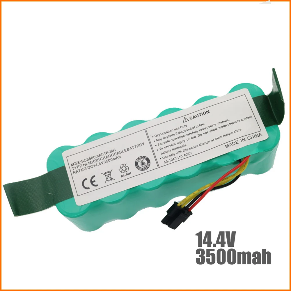 NI-MH 14,4 V 3500mAh for panda X500 X600 Høj kvalitet Batteri til Ecovacs Spejl CR120 støvsuger Dibea X500 X580 batteriet 1 0