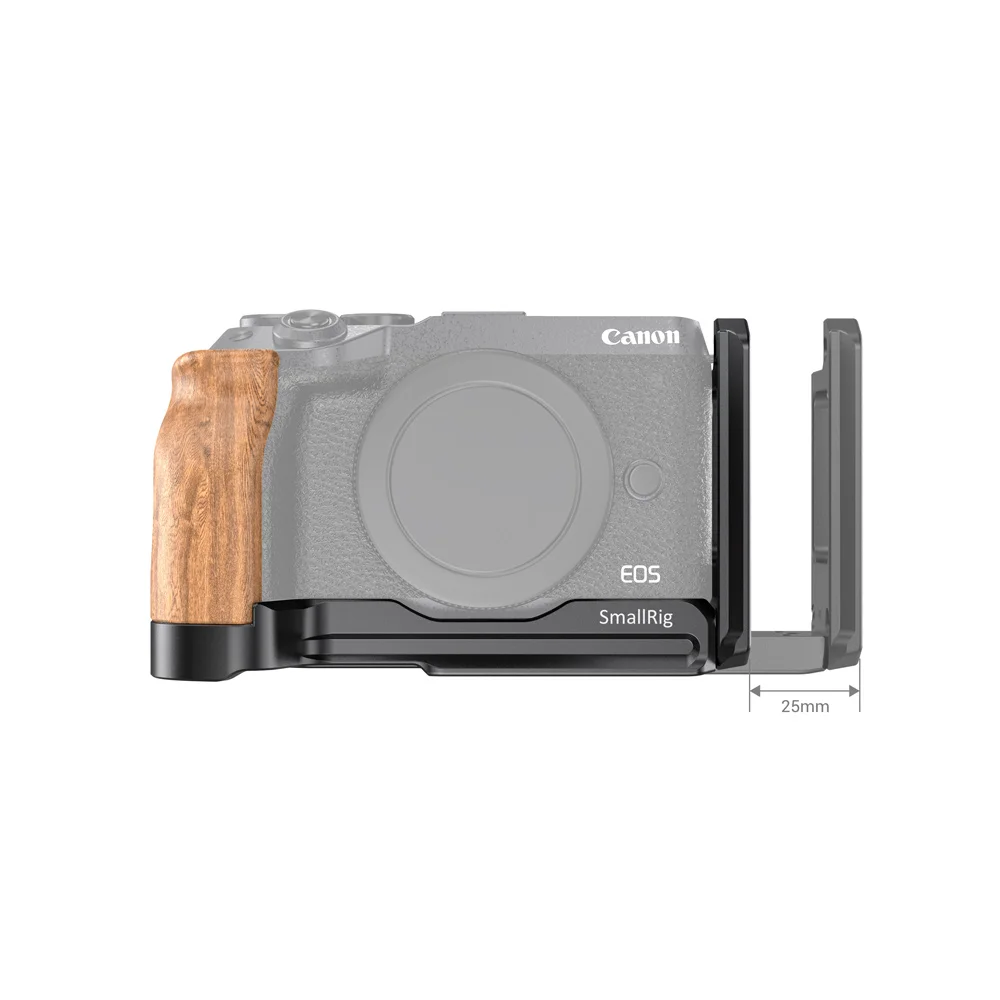 SmallRig L-Beslag til Canon EOS M6 Mark II L Plade w/ Arca kompatibel base plade og sidevæg 2516 0