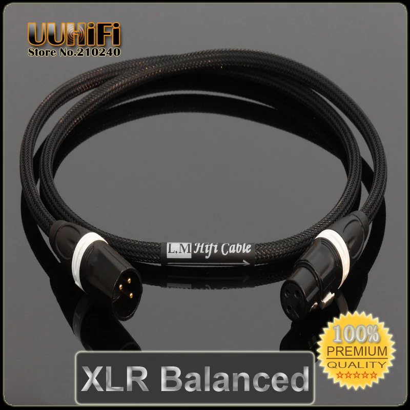 HIFI-Mandlige-Kvindelige Balancerede XLR Kabel OS oprindelige Belden Audio Professional Signal Kabler, Guld-belagte XLR Terminaler 1m 2m 0