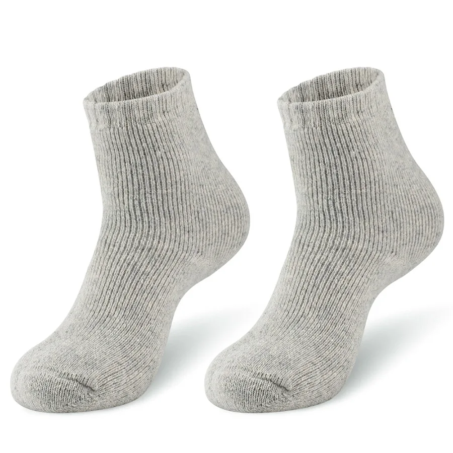 Mænd uld sokker Vinter super varm frotté sokker TYKKE sokker solid farve mand sokker VKMONY 0