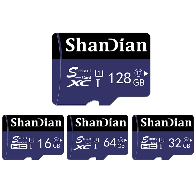 Shandian Reelle Kapacitet Orange Micro sd-kort med høj hastighed 32GB, 8GB 16GB 4GB hukommelse kort gratis kort adapter pakke 0