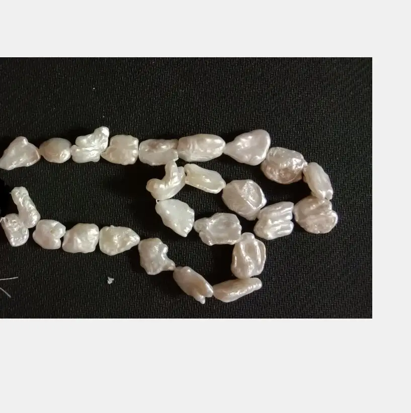 Fantastisk store 13-18mm barok ferskvands kulturperler perle necklace17 0