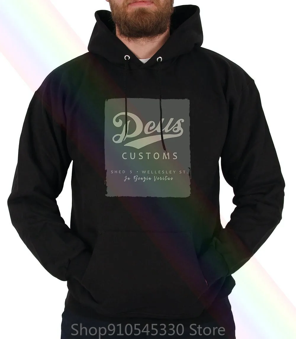 Deus Ex Machina Mandlige Blå Grafisk Print Hoodie Sweatshirts Størrelse S Euc Kvinder Mænd 0