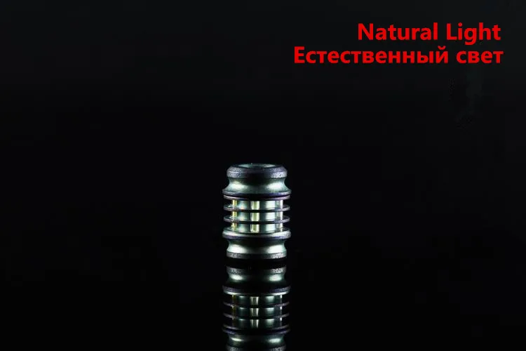 Kniv N - Fyr Tritium Gas Rør Lysende Vedhæng, Da De Lysende 15 år Titanium Legering Bil Vedhæng Tritium Hætteglas EDC 0