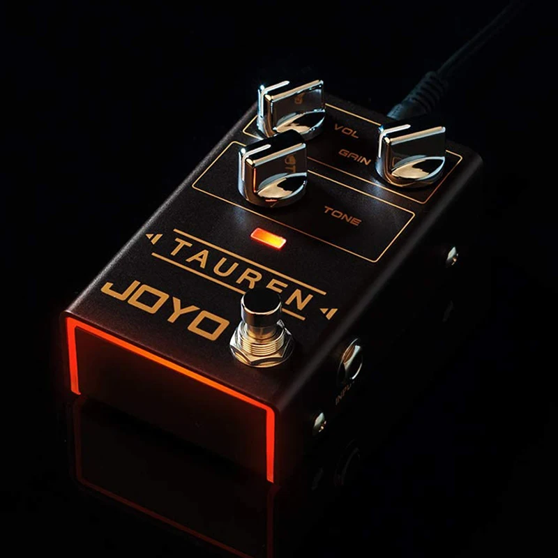 JOYO R-01 Tauren Overdrive Fra Clean Boost til Distortion Pedal Effekt For El-Guitar, Lave & High Gain Pedal True Bypass 0