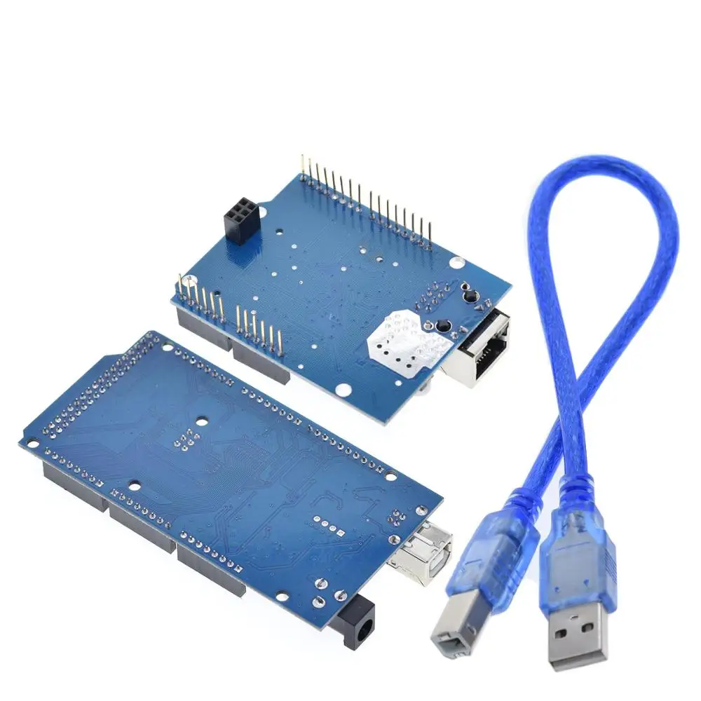 1 sæt ShengYang UNO Ethernet W5100 netværk udvidelseskort SD-kort Skjold til arduino med Mega 2560 R3 Mega2560 REV3 0