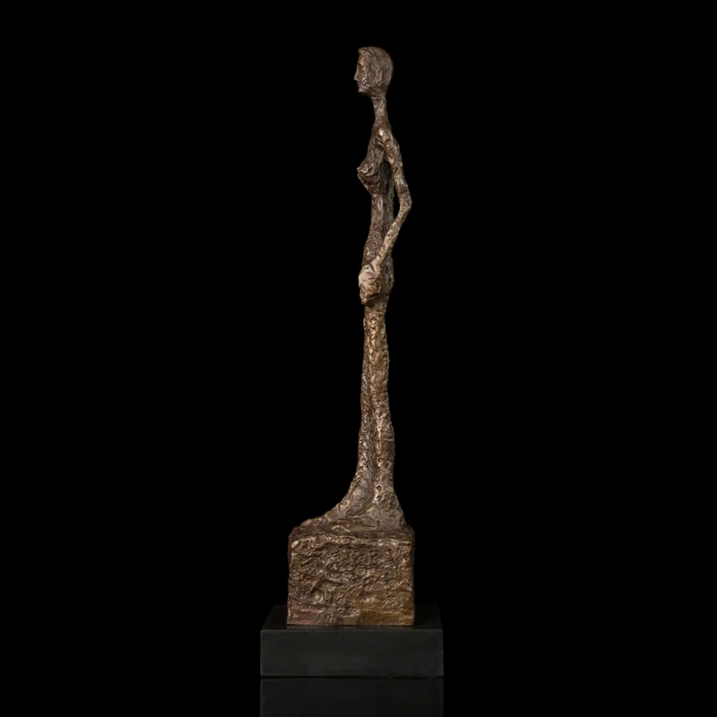 [HHT] Bronze Statue Abstrakte Berømte Giacometti Figur Home Office Dekorative Statue Skulptur til Salg 0