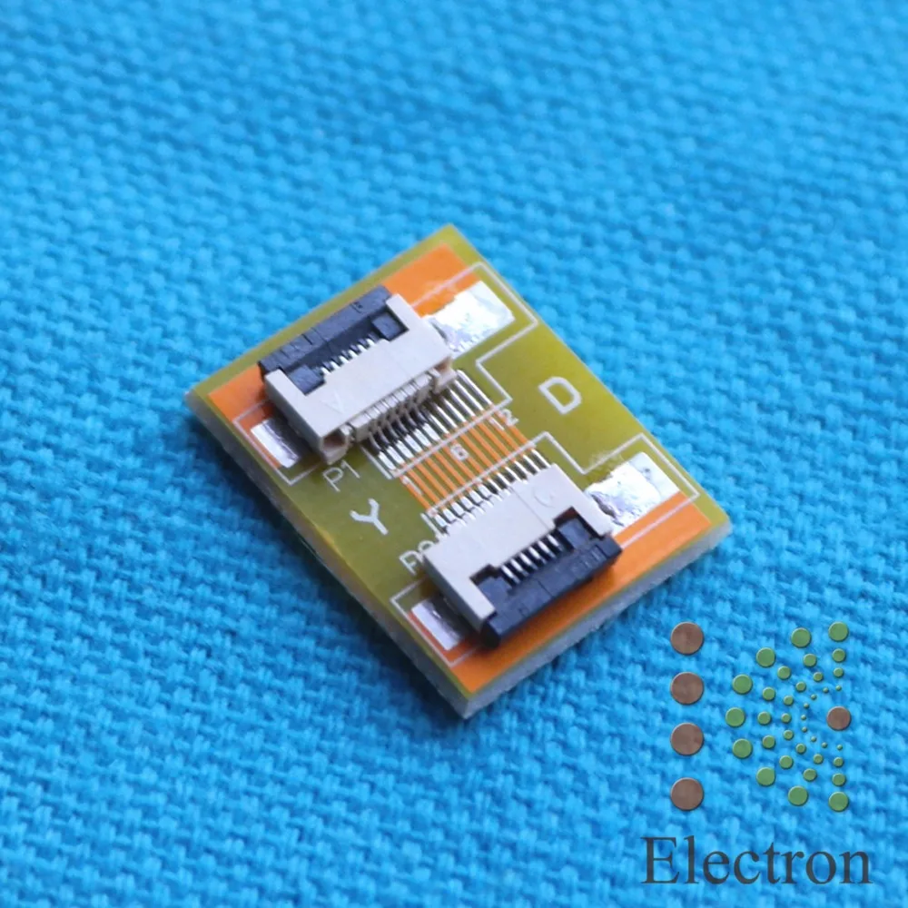 6-Pin til 6-Pin ZIF 0,5 mm FFC Kabel-Extension-Stik Adapter 2pcs/masse 0