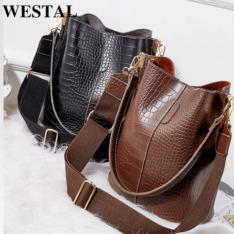 For Westal lækker design vintage kvinder hånd taske designere luksus håndtasker, kvinder skulder tasker kvindelige top-håndtag tasker mode brand ~ Kvinders Tasker /