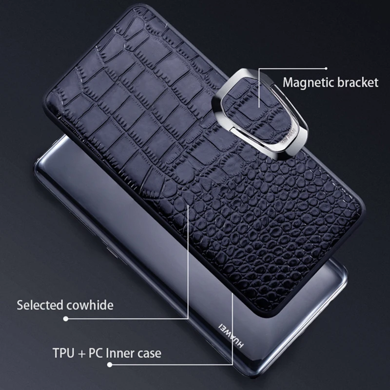 Læder Phone Case For Samsung Galaxy S20 Ultra S10 S10e S8 S9 S7 kant Note 8 9 10 20 Plus A10, A20 A30 A40 A50 A70 A51-A71-Cover 0