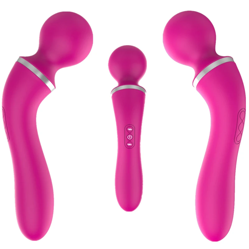 Sex Legetøj AV Dual Vibrator Massage 10 Frekvens 3 hovedbeklædning Slikning Masturbator Brystvorter, Klitoris, G-punktet i Skeden Stimulere Magic Wand 0