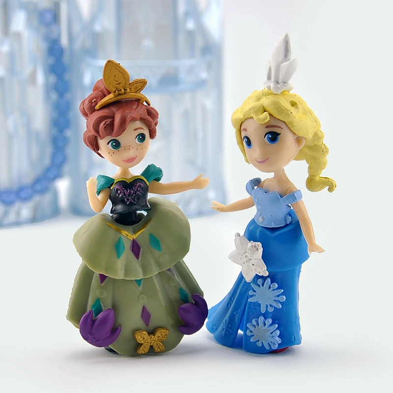 6stk/meget Varm Animationsfilm Snow Queen Olaf Anna Elsa Smukke Søde Dukke Legetøj, som Børn Dukke Ornamenter Action Figurer, Legetøj Til Børn Gaver 0