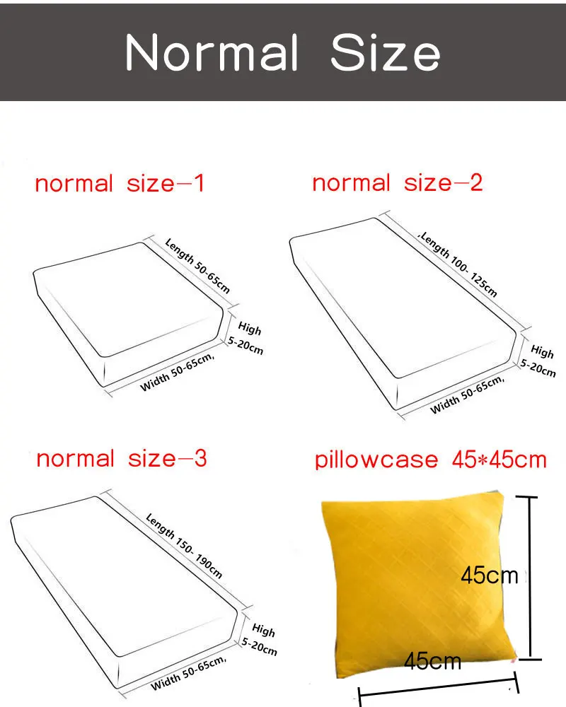 Sofa Pude Dække Polyester Slipcover Til Stuen Funiture Protector Sædehynde Elastisk Solid Farve 0
