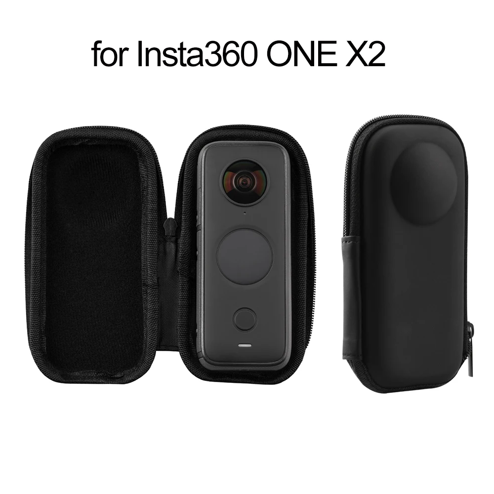 Mini Storage Case til Insta 360 EN X2 Beskyttende Taske Håndtaske Bærbar Taske Stand-alone-Pakke, Panorama Kamera Tilbehør 0