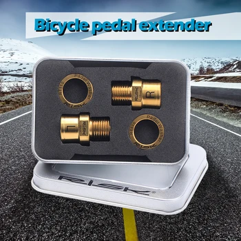 1Pair Cykel Pedal Lås Udvidelse Aksel Pedal Extenders til MTB Mountain Road Bike Pedal Adaptere Afstandsstykker Cykling Tilbehør 1